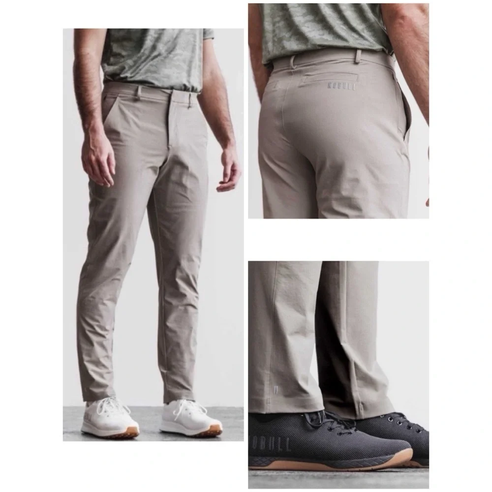 NOBULL NWT Men's Golf Pants in Fallen Rock Size 33x34T
